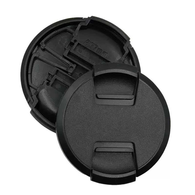 Shenligod 77mm Lens Cap 2pcs with Lens Cap Leash Hole Bundle for Canon for Nikon for Sony DSLR Cameras (77mm) - Image 4
